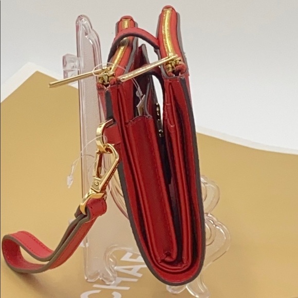 MICHAEL KORS LARGE DOUBLE ZIP WRISTLET FLAME - Picture 14 of 16